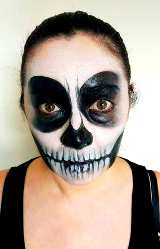 halloweenowy make-up