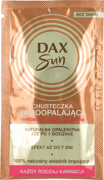 Chusteczka samoopalająca, DAX Sun